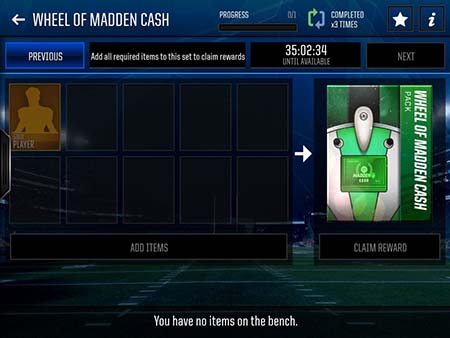 Wheel of Madden Gambling